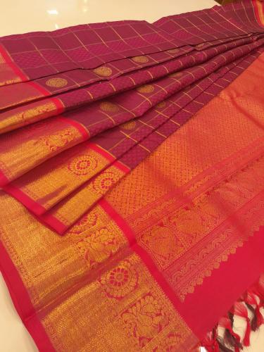 SAREES KPM SILK WITH BLOUSE